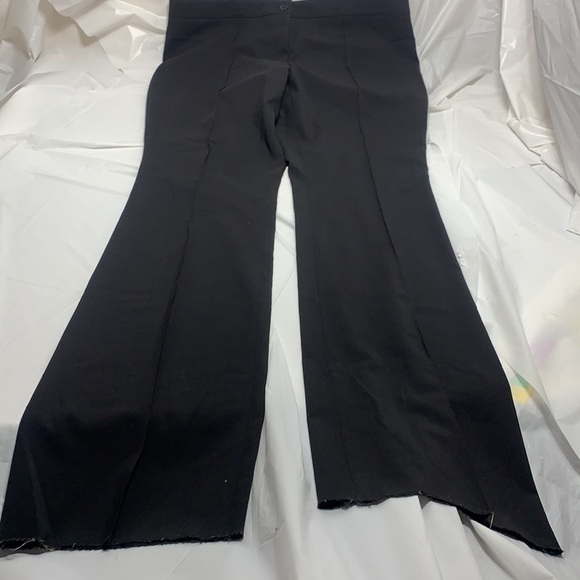 WOMEN’S Burberry London Black Dress Pants Unfinished cuff 39” waist - Picture 5 of 15